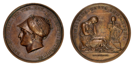 France 1805 Ae Medallion "Capture of Vienna" Napoleonic