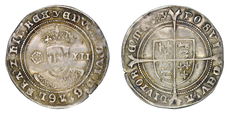 Great Britain 1547-53 Ag Shilling, Edward VI