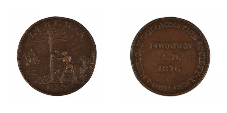 Liberia 1896H, 1 Cent. In very fine condition