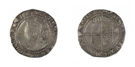 England 1583, 6 Pence in Very Good condition