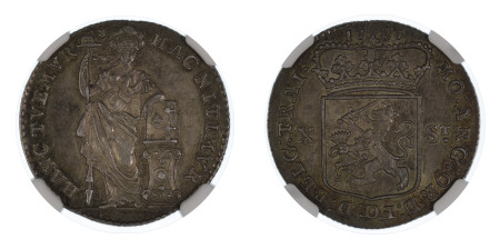 Netherlands, United 1787, 10 Stuvers. Utrecht. Graded MS 63 by NGC. - the highest graded.