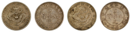 China, Manchuria Province 1909, 20 Cents, in Very Fine condition
