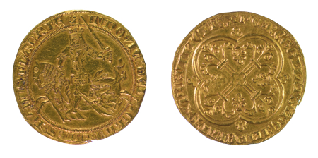 Belgium, Flanders ND (1346-84), (Au) Louis II de Male, Cavalier d'Or. Graded AU 58 by NGC
