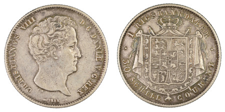Denmark 1848 VS, 1 Rigsbankdaler in VF condition