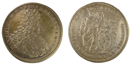 Germany, Bavaria 1694, Thaler, in EF details condition
