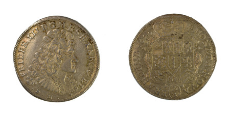 Germany, Brandenburg 1690 BH, , 2/3 Thaler, Minden mint, in VF-EF condition