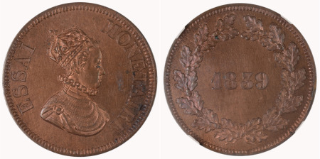 France 1839 ESSAI (Ae) 10 Centimes