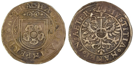 Germany, City of Hagenau 1614 (Ag) ¼ Thaler, rare