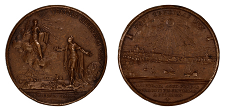 Switzerland, Geneva 1735 Ae Medallion