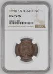 British North Borneo 1891H 1/2 Cent. Graded MS 65 BN by NGC.