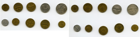 Lebanon, 10 coin lot