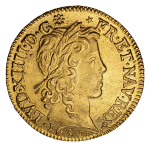 France, 1651 A, Louis d'or (Au), Louis XIV. Graded MS 62 by NGC