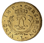 France, 1724 L, Louis d'or (Au), Louis XV. Graded EF-AU