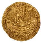  England, ND (1327-1377), Noble (Au), Edward III (1327-1377), unlisted "TEM". Graded MS 61  by NGC.