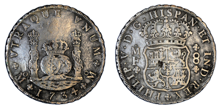 Mexico 1734 MF, 8 Reales