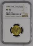 French Equatorial Africa 1942SA,  50 C. Graded MS 65 by NGC.