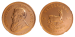 South Africa 1969,  1 Krugerrand. Graded MS 65 by NGC.
