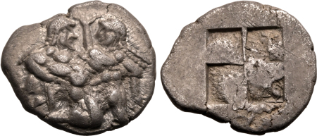 Ancient Greece ca. 525-463 v. Chr., Drachme, Thasos. Graded VF